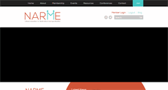 Desktop Screenshot of narme.org