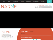 Tablet Screenshot of narme.org